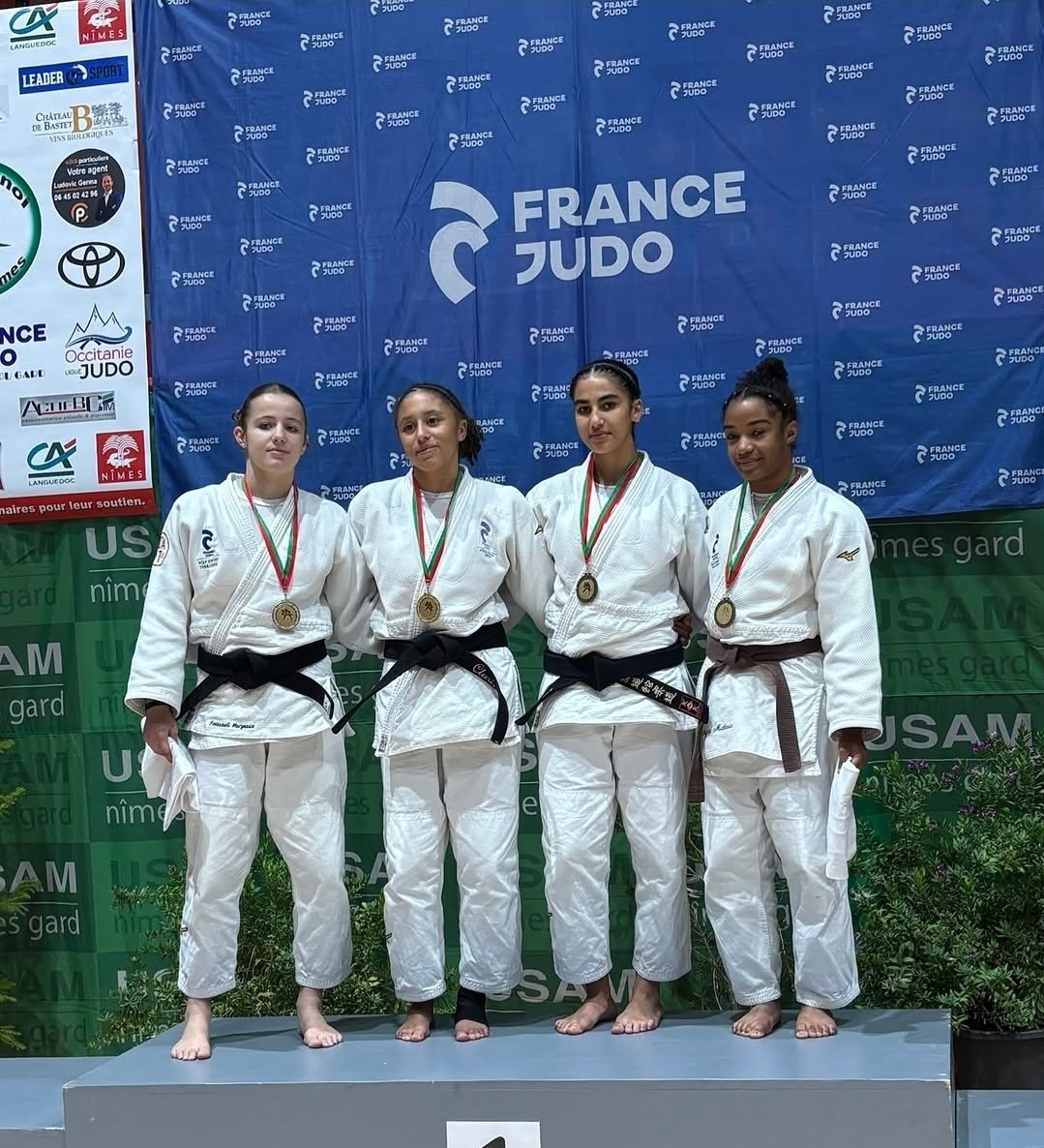 Podium France Judo — nos ceintures noires